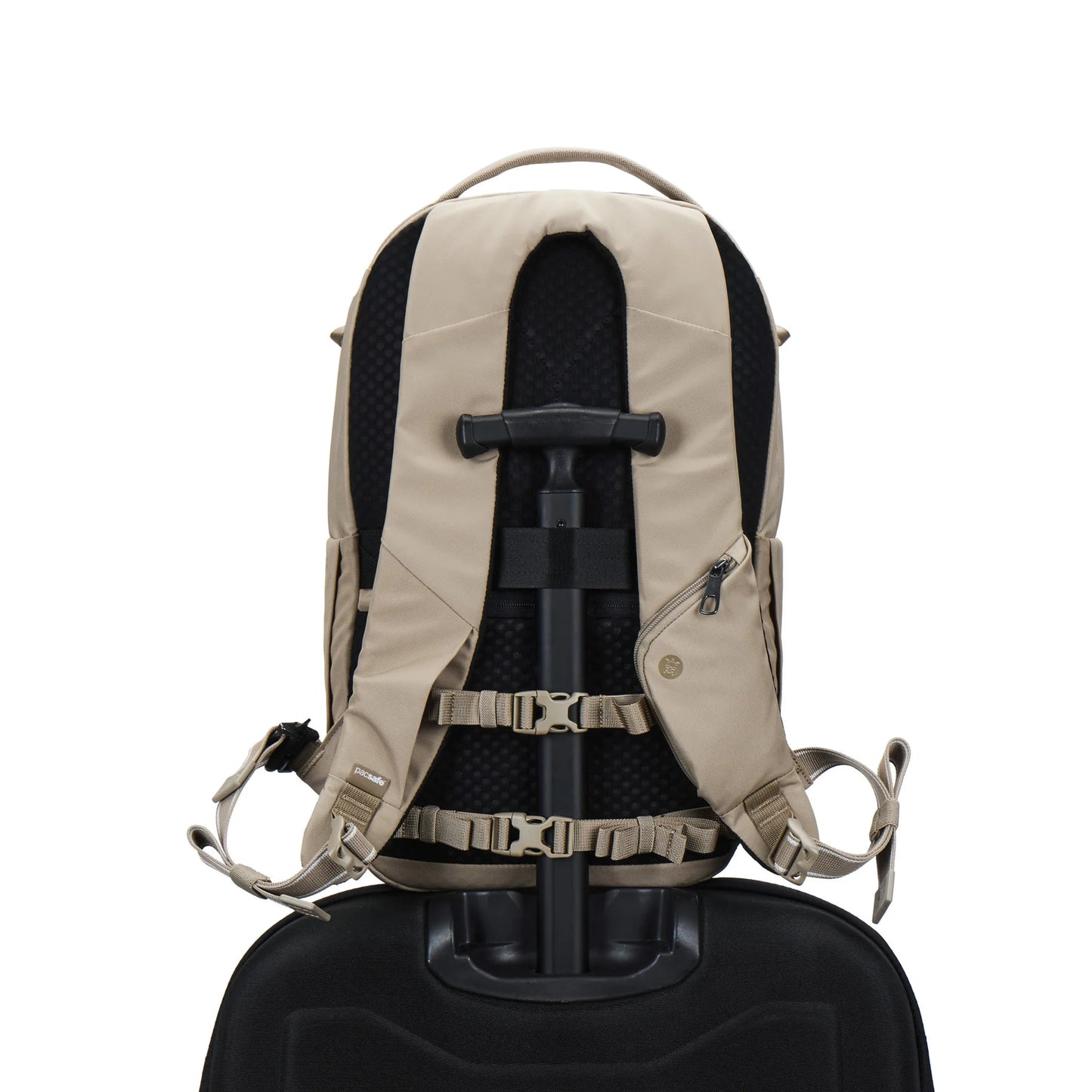 Pacsafe V 26L Tour Backpack in black - Rainbow Bags