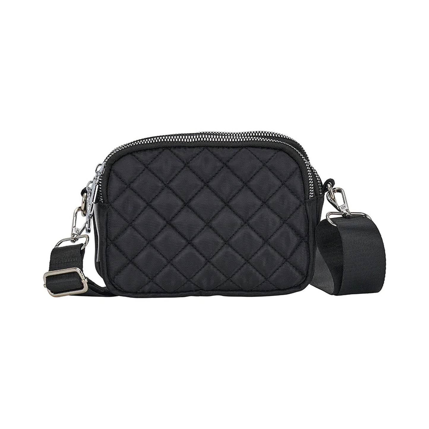 Annabel Trends Travel Quilted 3 Zip Bag - rainbowbags