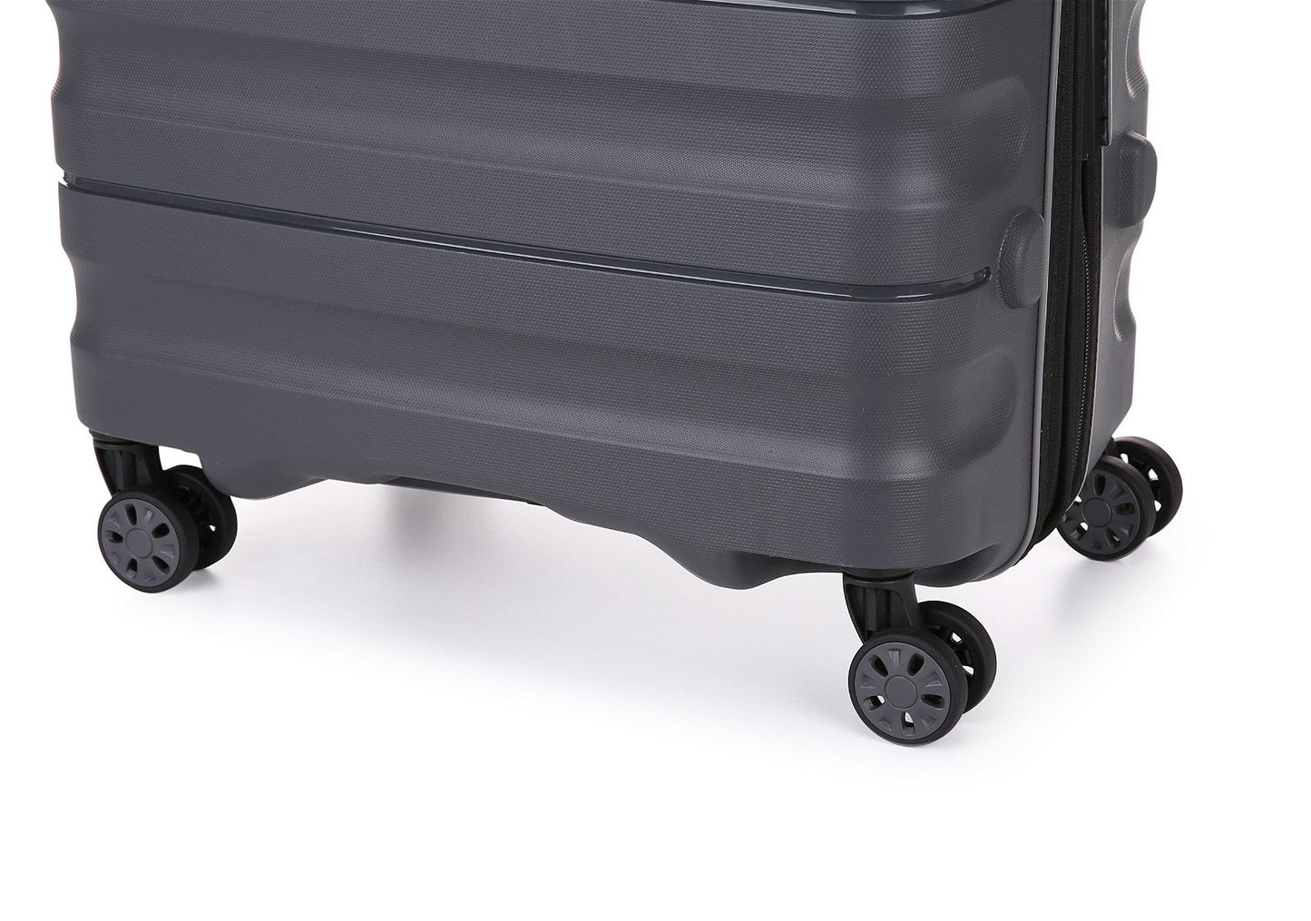 Antler - Lincoln Large 80cm Hardside 4 Wheel Suitcase - Charcoal - rainbowbags