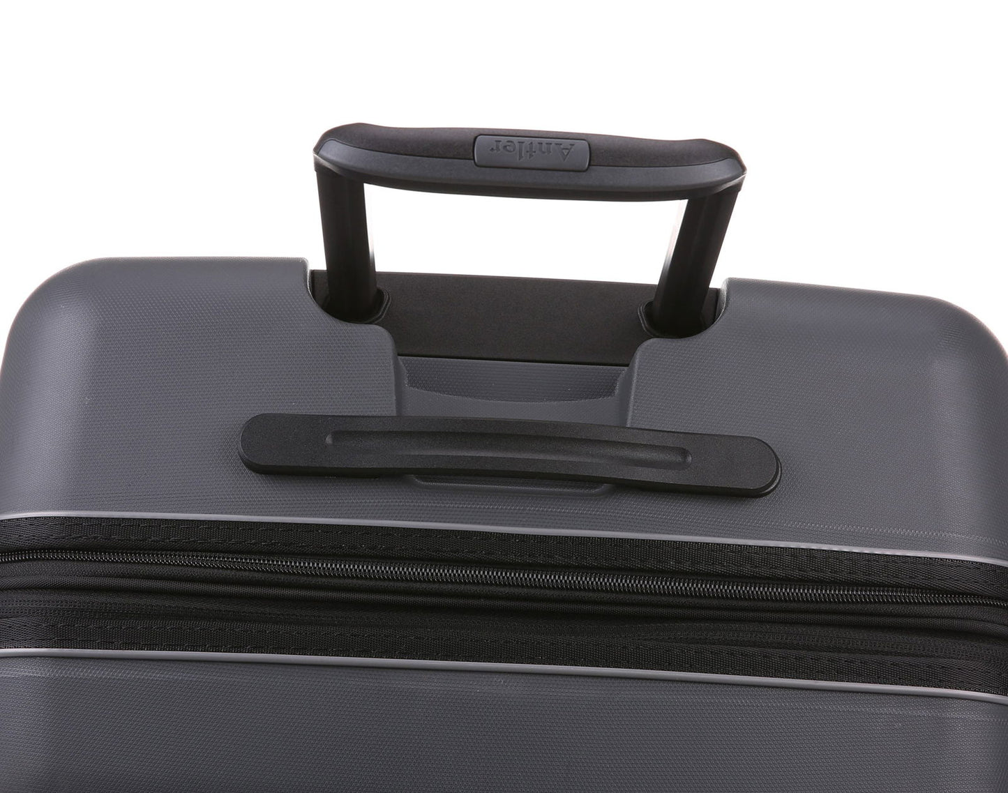 Antler - Lincoln Large 80cm Hardside 4 Wheel Suitcase - Charcoal - rainbowbags