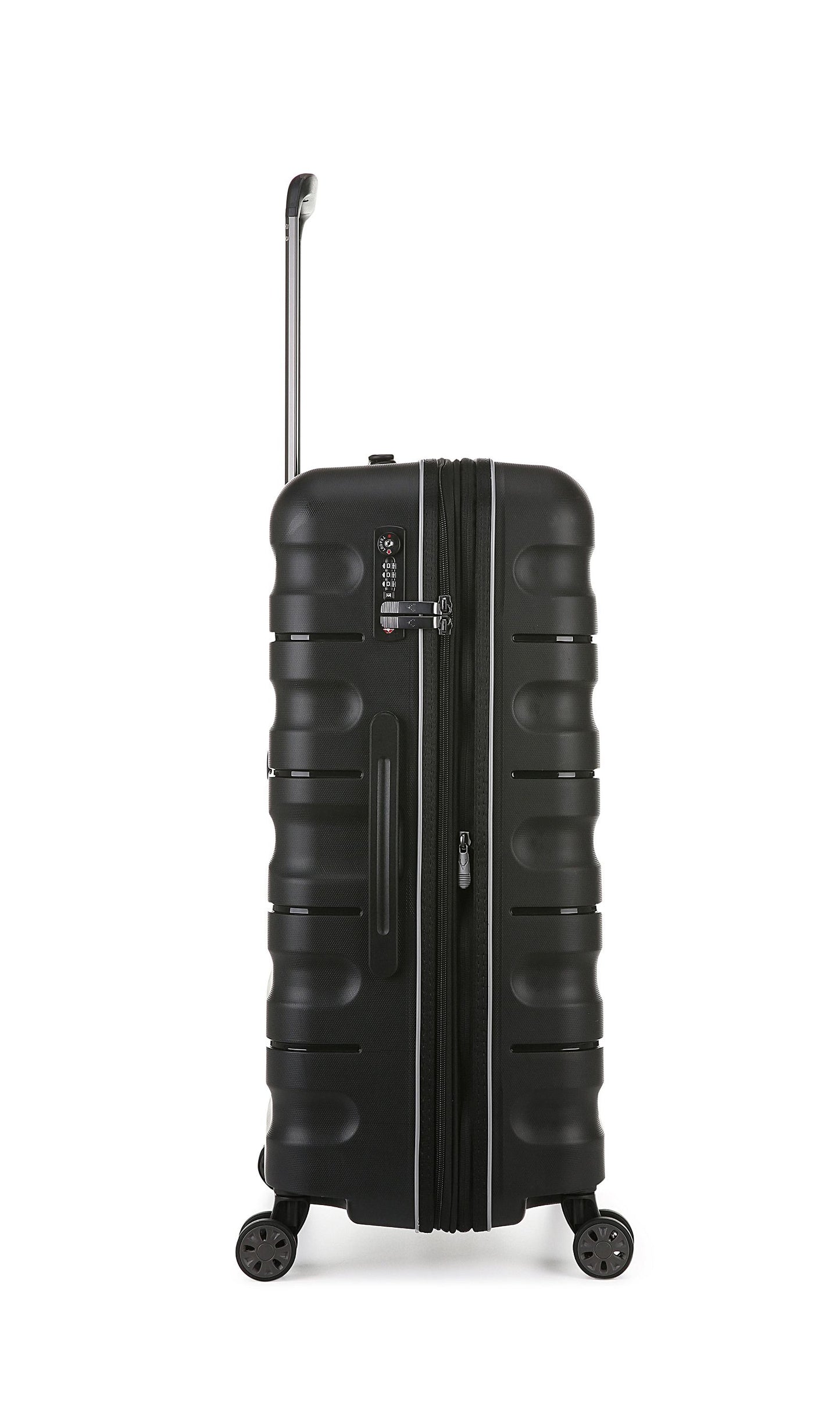 Antler - Lincoln Small 56cm Hardside 4 Wheel Suitcase - Black - rainbowbags