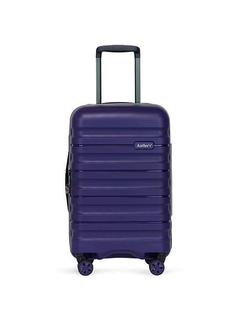 Antler - Lincoln Small 56cm Hardside 4 Wheel Suitcase - Plum - rainbowbags