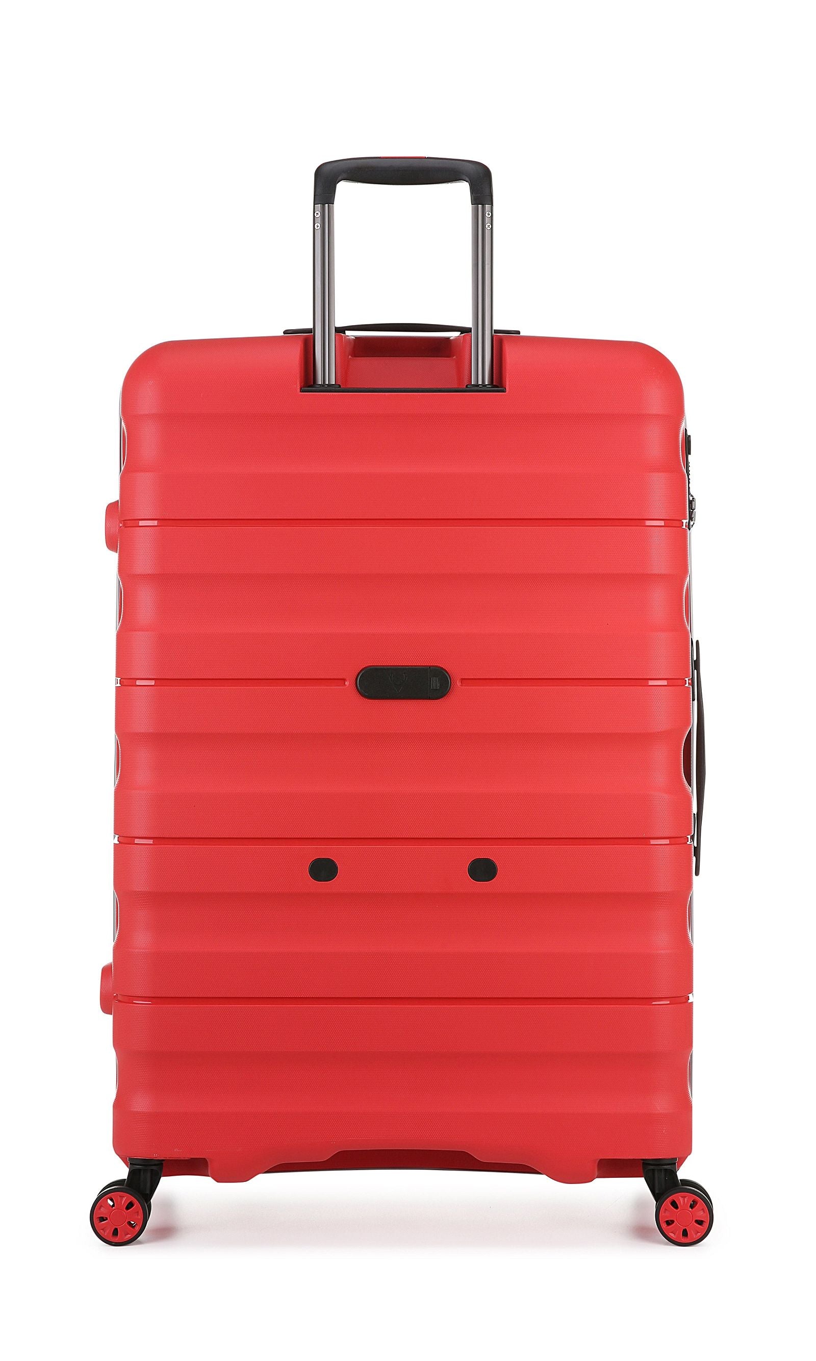 Antler – Lincoln Large 80cm Hardside 4 Wheel Suitcase – Red - rainbowbags