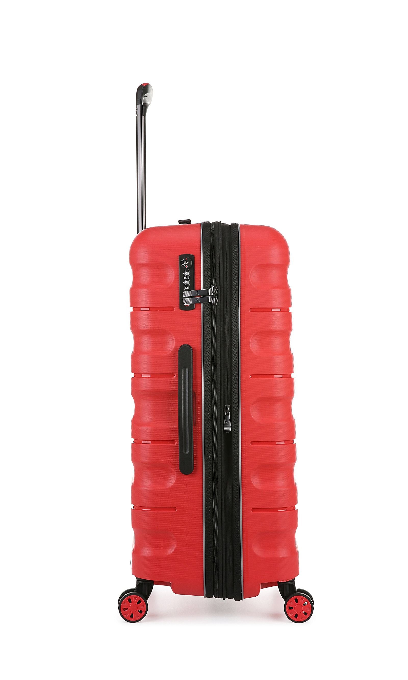 Antler – Lincoln Large 80cm Hardside 4 Wheel Suitcase – Red - rainbowbags