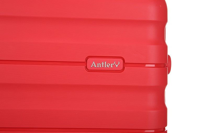 Antler – Lincoln Medium 68cm Hardside 4 Wheel Suitcase – Red - rainbowbags