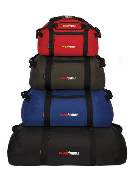 Black & Wolf - Foldable DufflePack 50L - rainbowbags