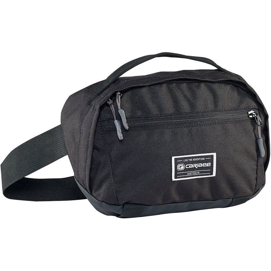 Caribee Power Shoulder Waist Bag - Black - rainbowbags