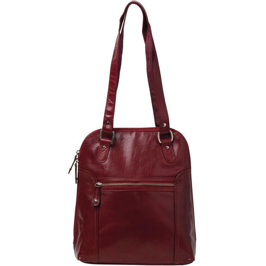 Cobb & Co Poppy Leather 2 in 1 Convertible Backpack - rainbowbags