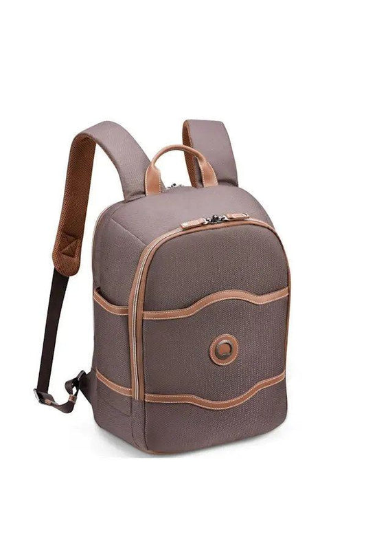 DELSEY - Delsey Chatelet Air 2.0 Soft 15.6" Laptop Backpack - Brown - rainbowbags