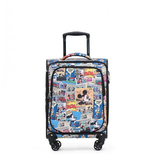 Disney - Comic DIS022 20in 4 Wheel Small Soft Suitcase