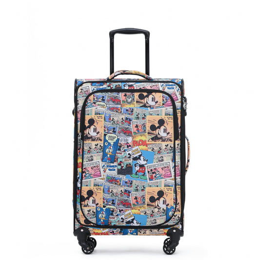 Disney - Dis022 Comic 25in Medium 4 Wheel Soft Suitcase
