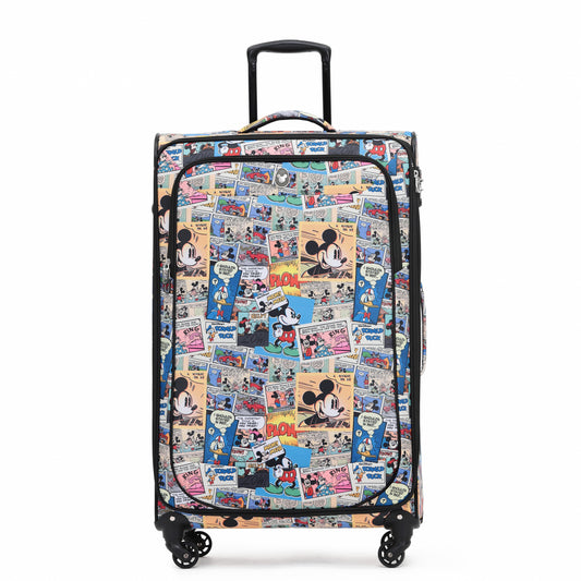 Disney - Comic Dis022 28in Large 4 Wheel Soft Suitcase