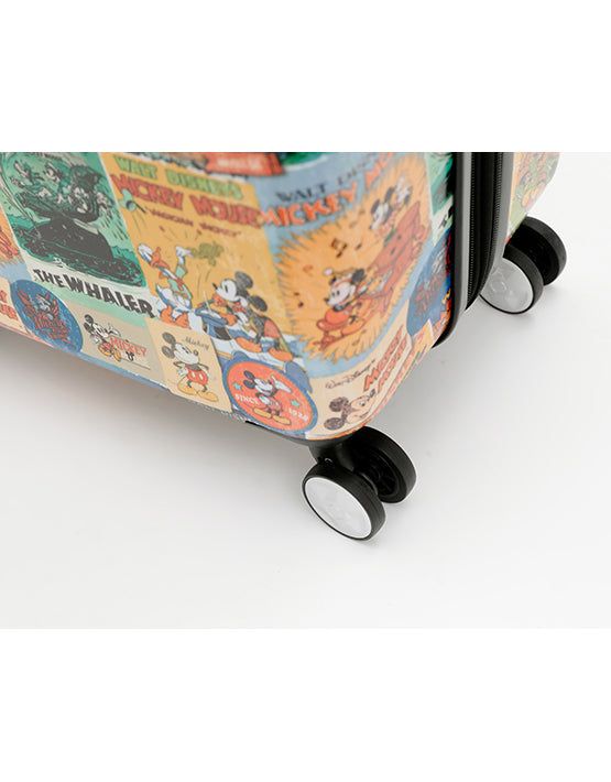 DISNEY MICKEY COMIC Large Hard 4wheels Suitcase - rainbowbags