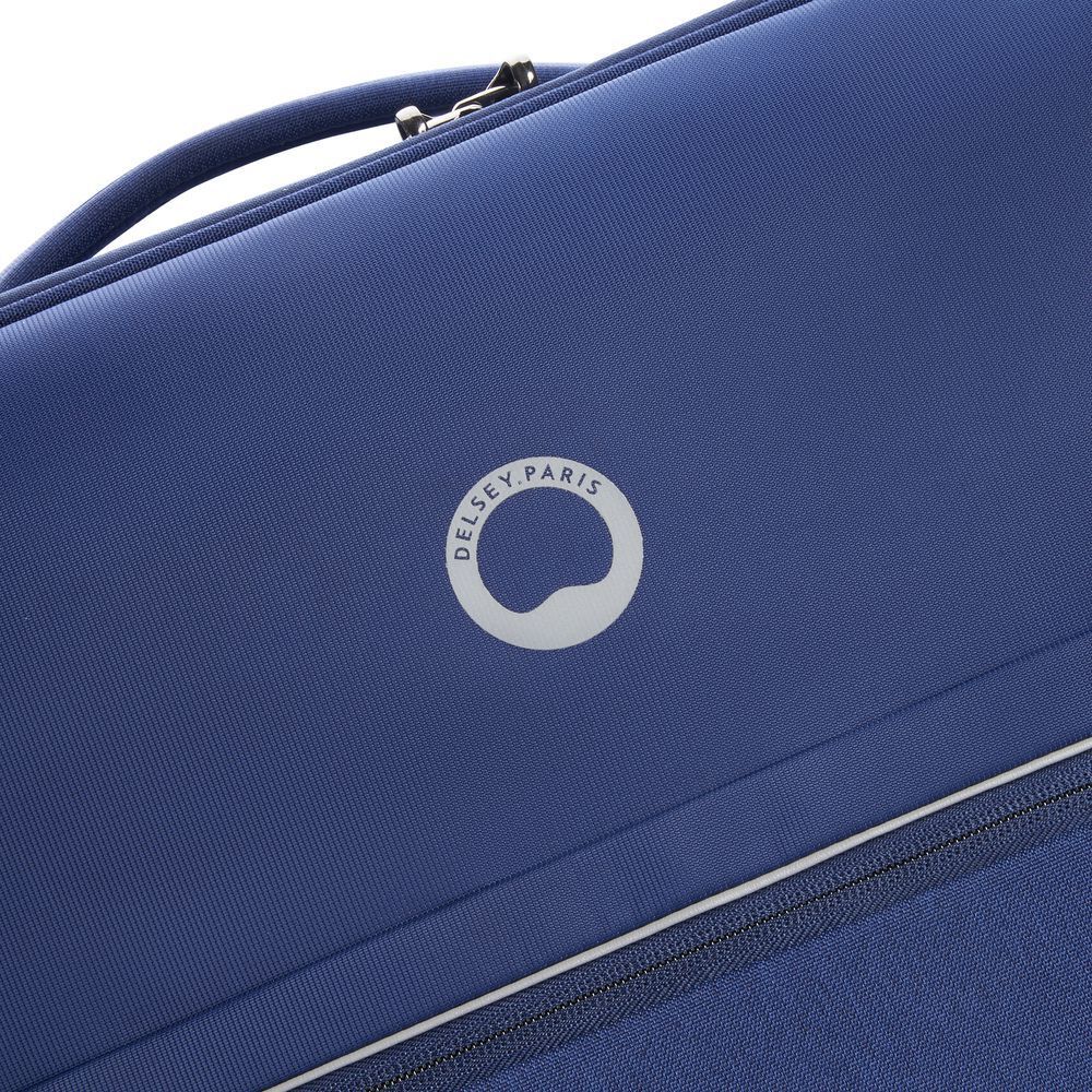 Delsey BROCHANT 2.0 78cm Large Softsided Luggage - Blue - rainbowbags