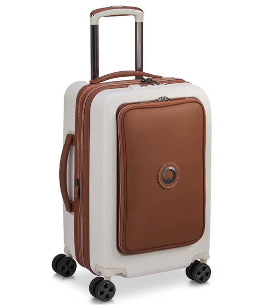 Delsey Chatelet Air 2.0 - 55 cm Expandable Laptop Cabin Luggage - Angora - rainbowbags