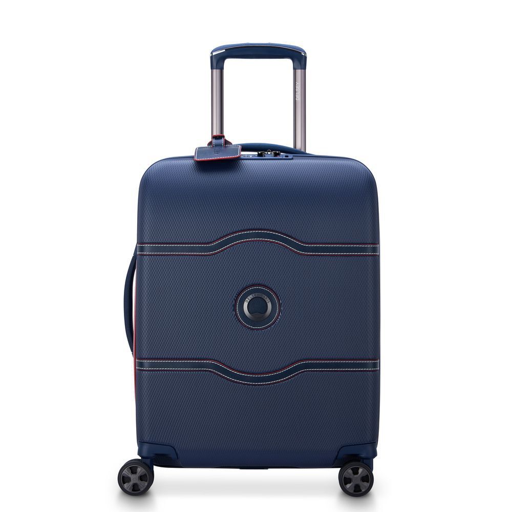 Delsey Chatelet Air 2.0 55cm Carry On Luggage - Blue - rainbowbags