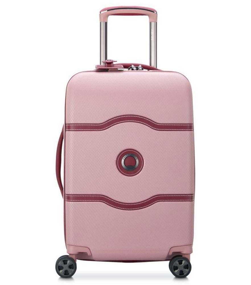 Delsey Chatelet Air 2.0 55cm Carry On Luggage - Pink - rainbowbags