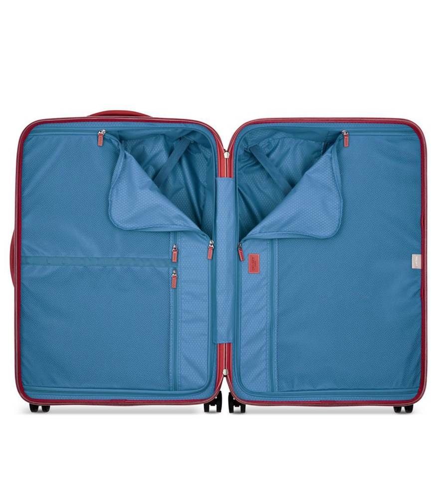 Delsey Chatelet Air 2.0 66cm Medium Luggage - Pink - rainbowbags