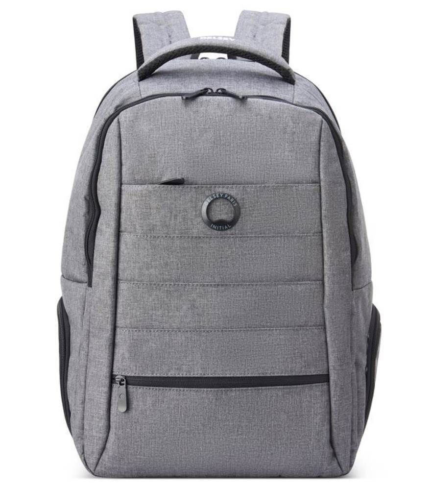 Delsey Voyager 15.6" Laptop Backpack - Grey - rainbowbags