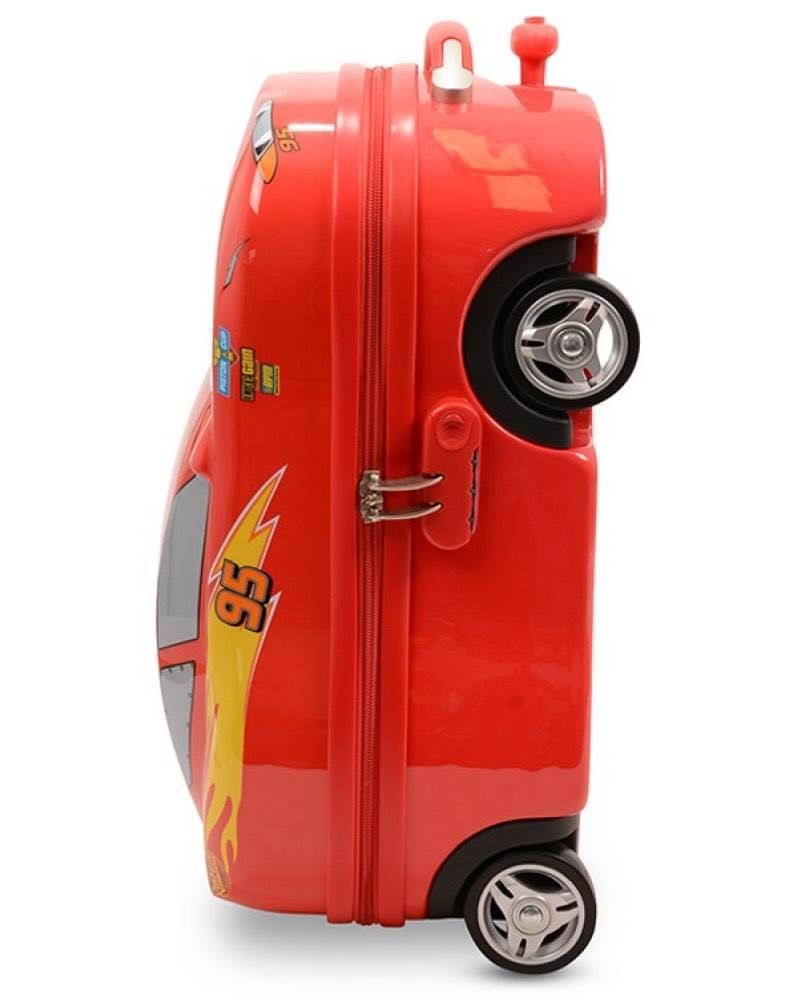 Disney - Lightning McQueen 19" Small 4 Wheel Hard Suitcase - rainbowbags