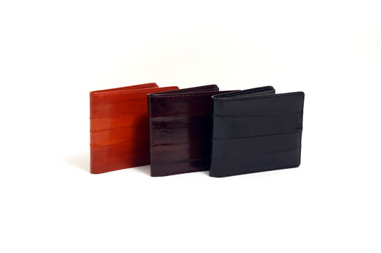 Eel skin Men's Wallet - Bruce - rainbowbags