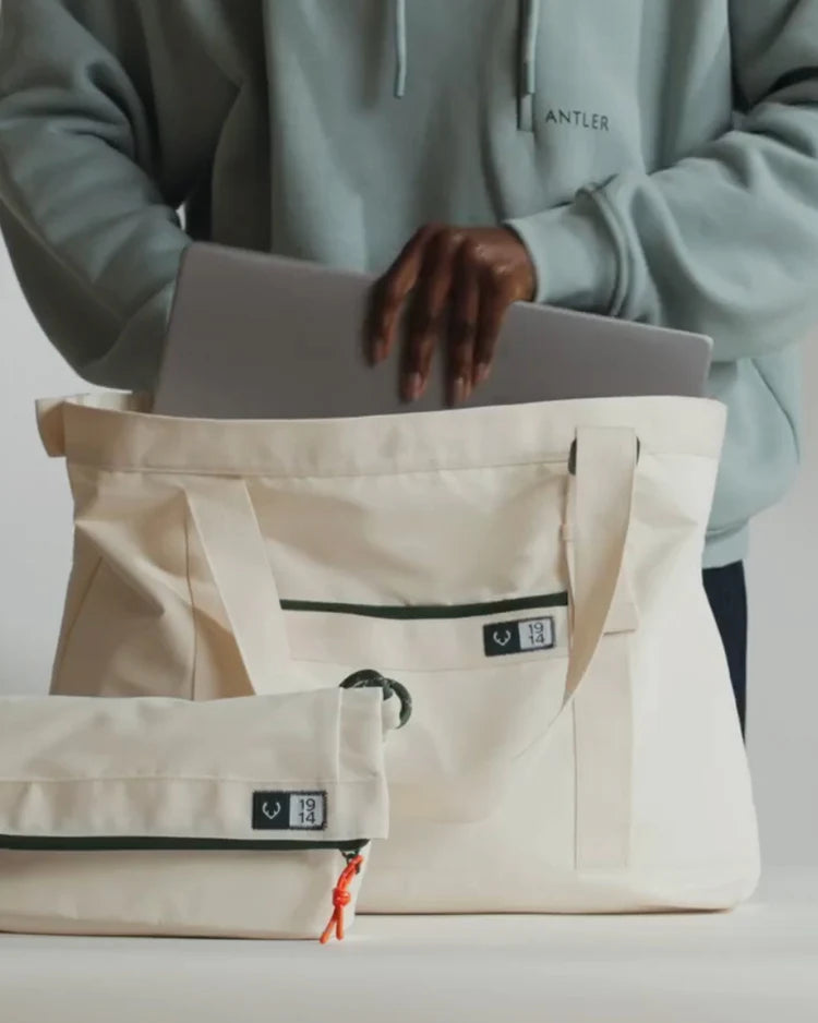 Antler - Essential Tote Bag in Navy