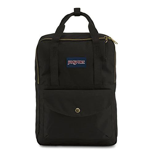 JANSPORT - MARLEY BACKPACK BLACK/GOLD - rainbowbags