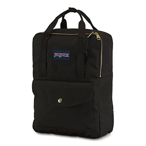 JANSPORT - MARLEY BACKPACK BLACK/GOLD - rainbowbags