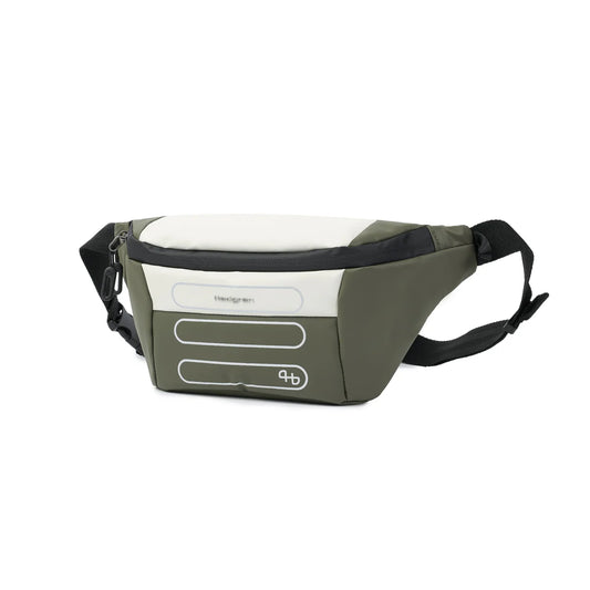 Hedgren HCMBP04 VISIT P | Waistbag + RFID in Vaporous Grey/Olive - Rainbow Bags