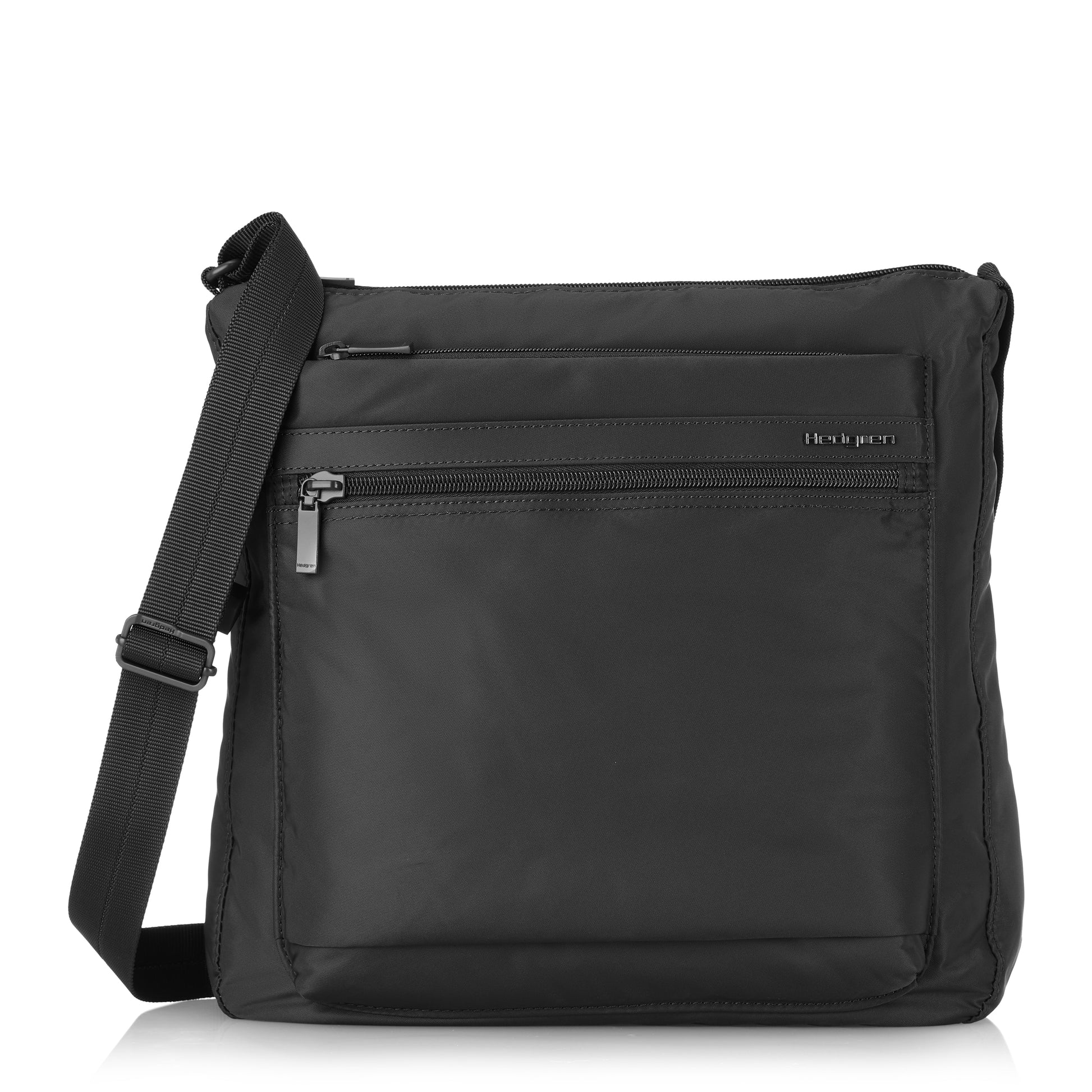 HEDGREN FANZINE Shoulder/Crossover Bag RFID - Black - Rainbow Bags