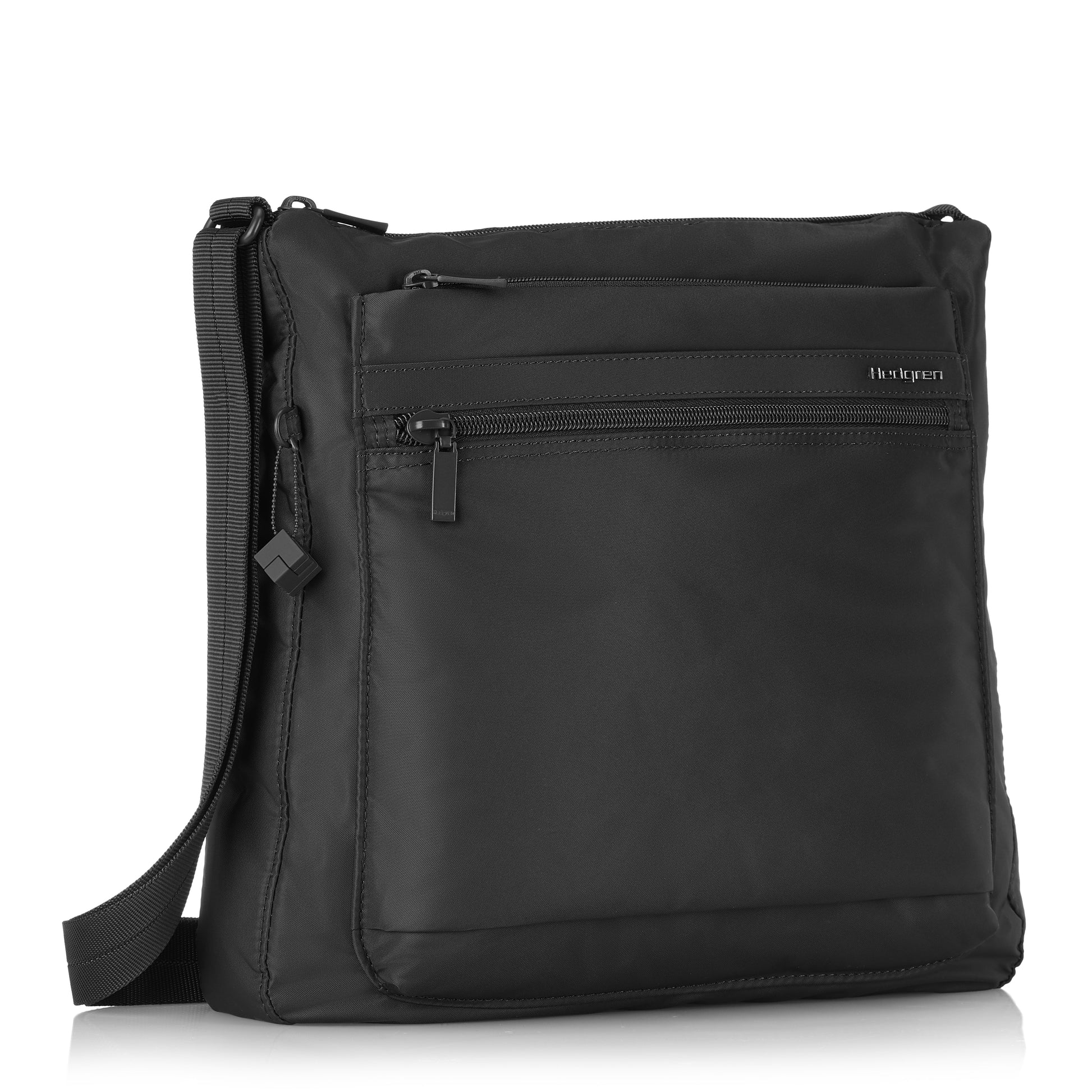 HEDGREN FANZINE Shoulder/Crossover Bag RFID - Black - Rainbow Bags