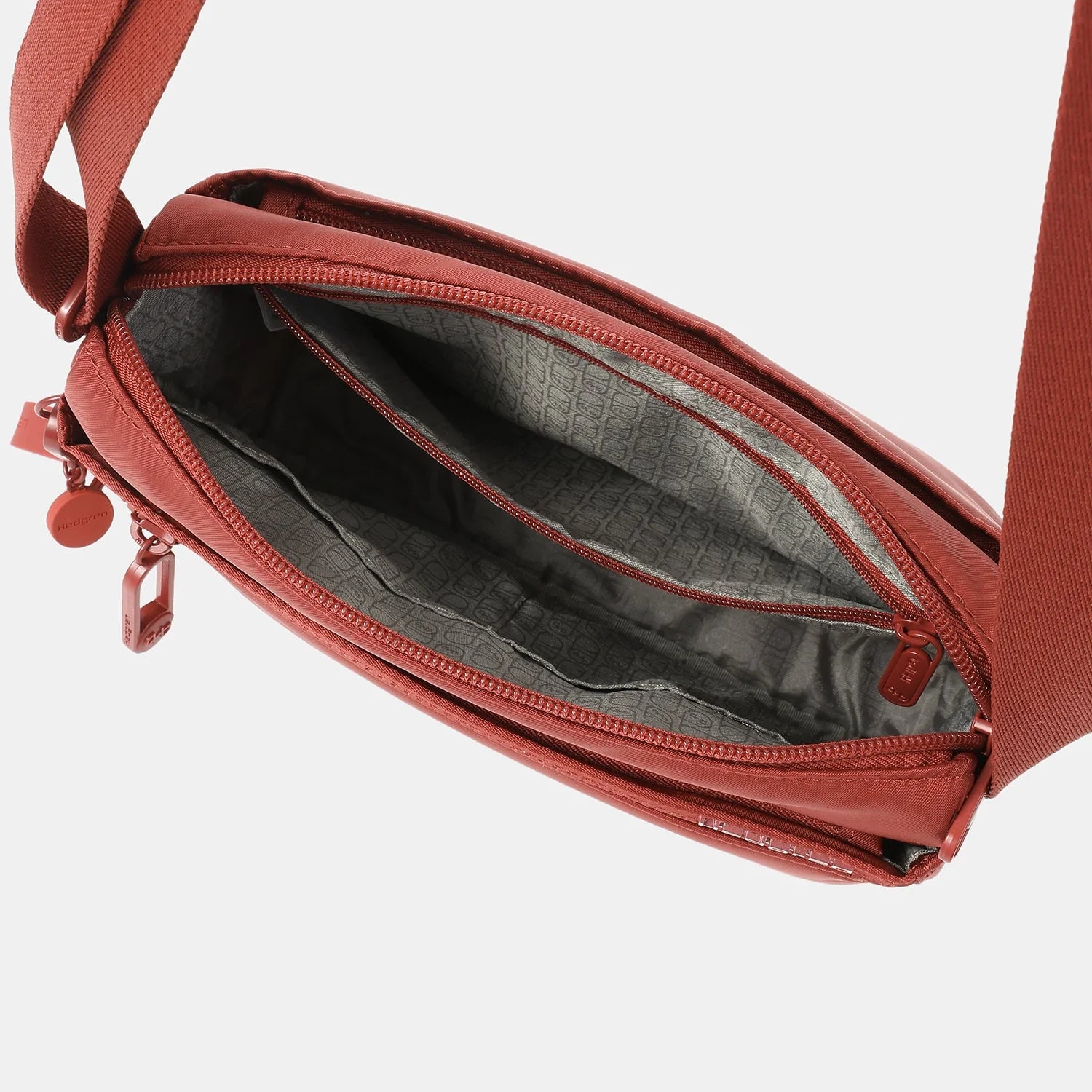 Hedgren EYE NEO Crossbody Bag with RFID Pocket in Dahlia Red - Rainbow Bags