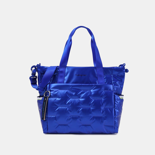Hedgren-PUFFER TOTE BAG TOTE - Strong Blue - rainbowbags