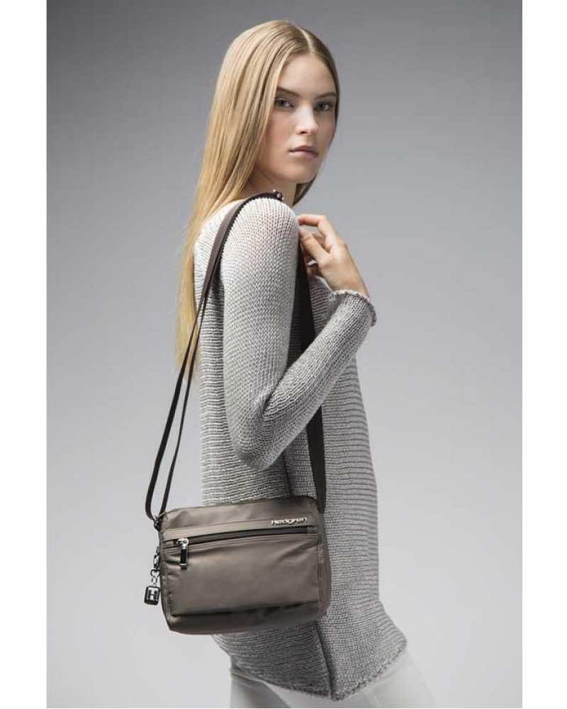 Hedgren - Inner City Eye Small Shoulder Bag - Sepia - rainbowbags