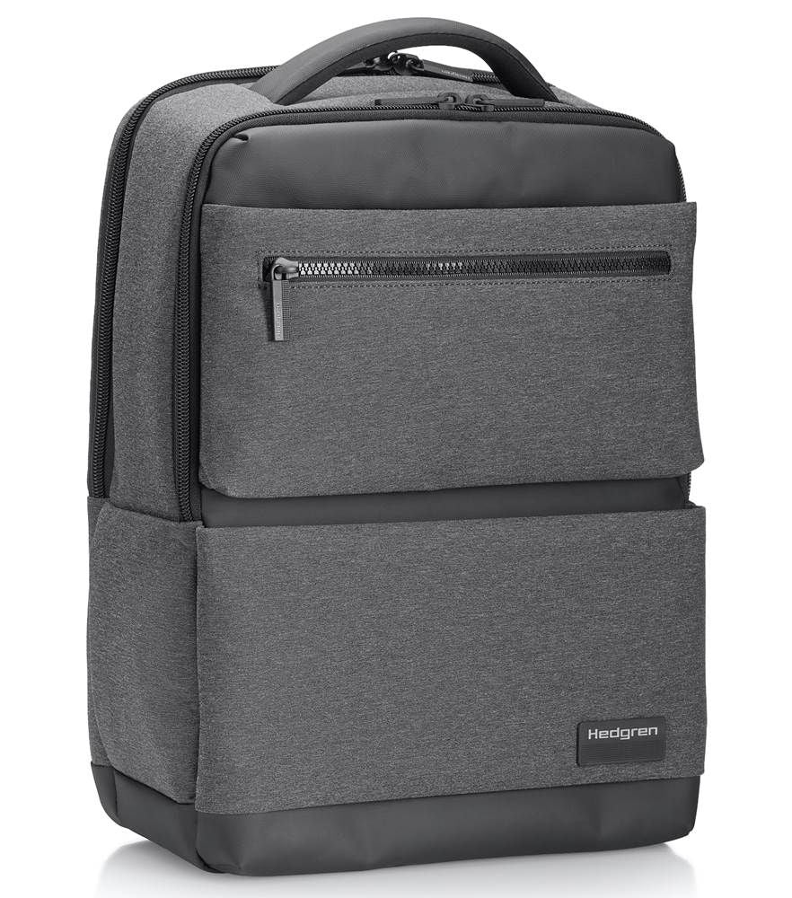 Hedgren DRIVE 14.1" Laptop Backpack with RFID - Stylish Grey - rainbowbags