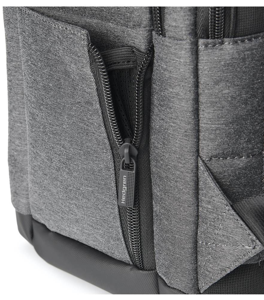 Hedgren DRIVE 14.1" Laptop Backpack with RFID - Stylish Grey - rainbowbags