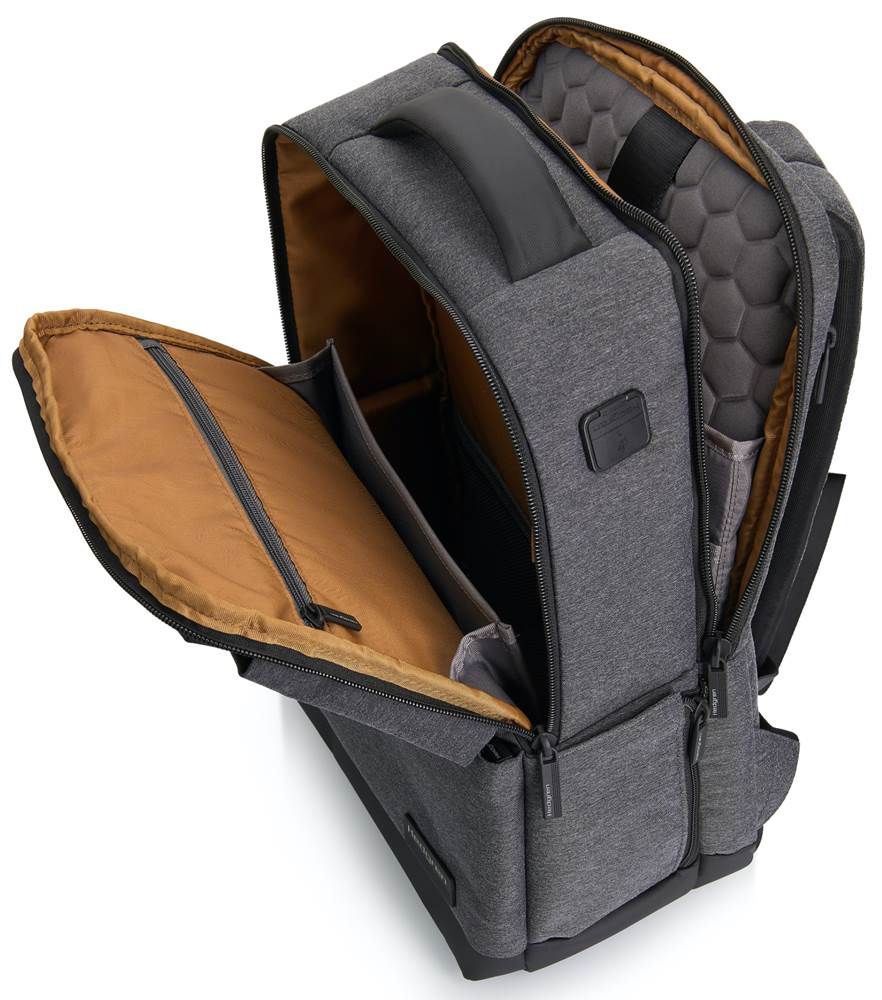 Hedgren DRIVE 14.1" Laptop Backpack with RFID - Stylish Grey - rainbowbags