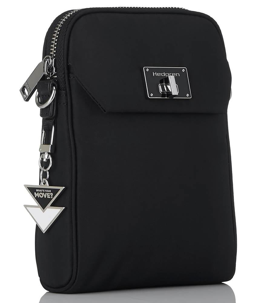 Hedgren Libra Collection FREE Crossover Bag with RFID - Black - rainbowbags