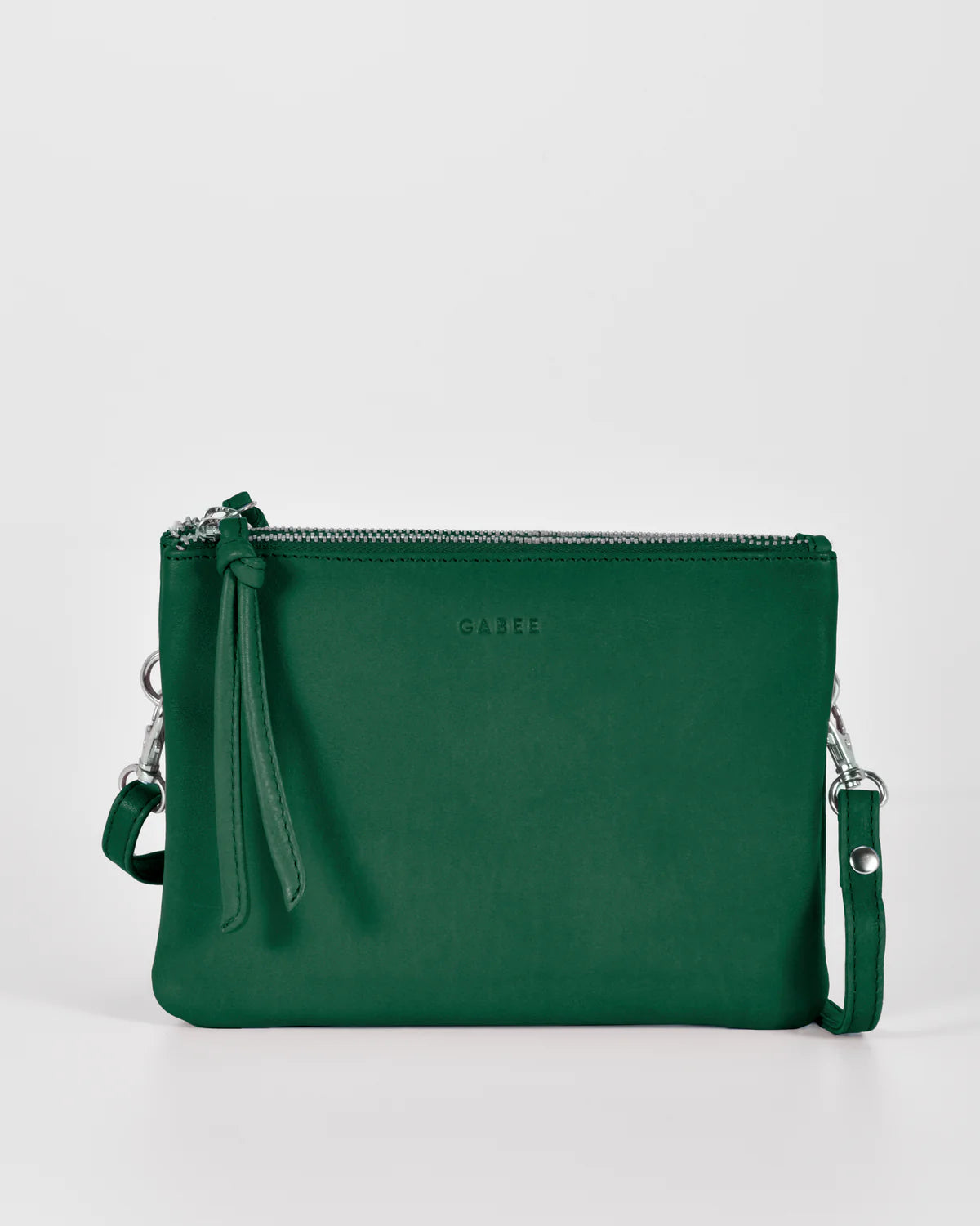 Gabee Fulton Soft Leather Double Pouch Crossbody - Rainbow Bags