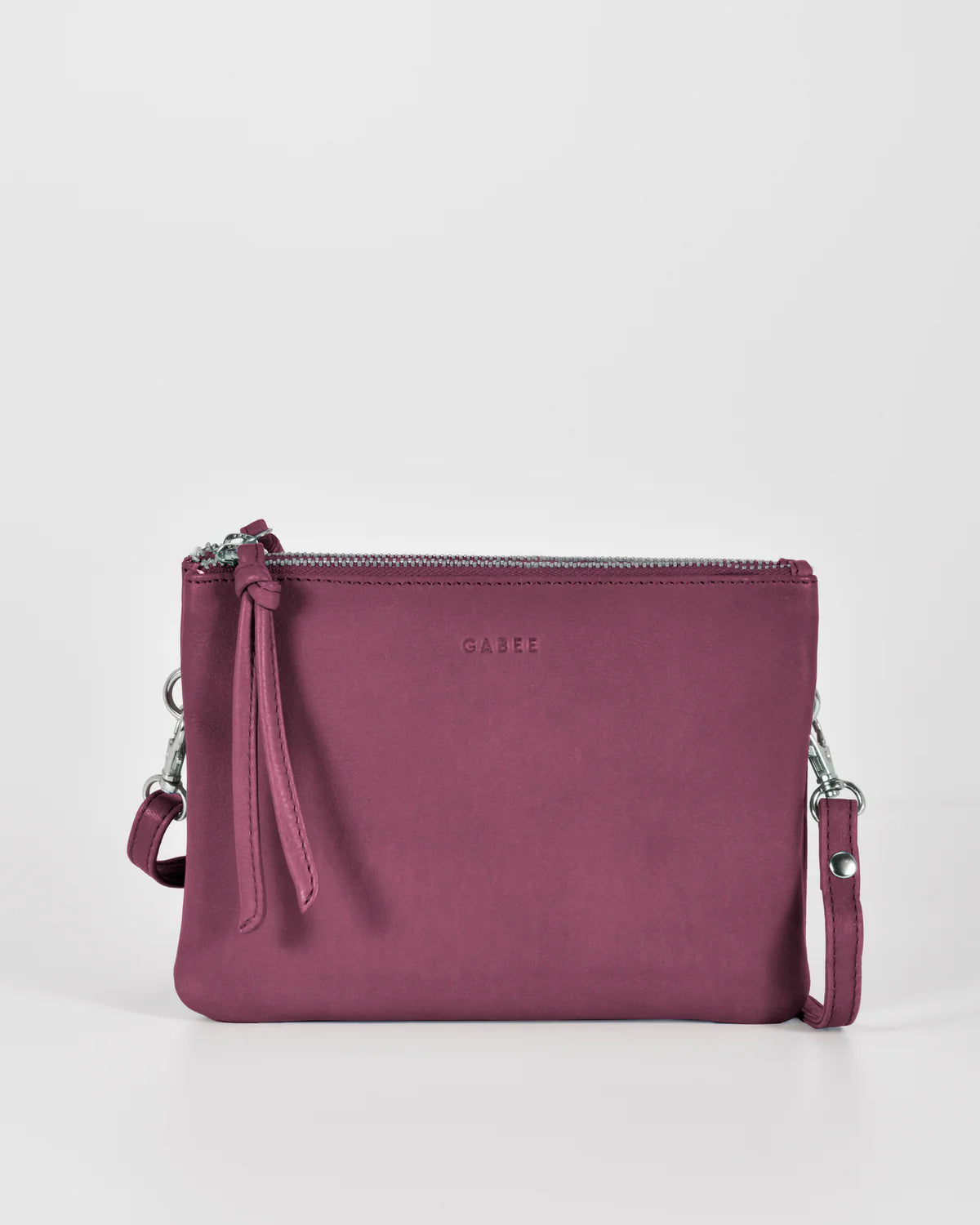 Gabee Fulton Soft Leather Double Pouch Crossbody - Rainbow Bags