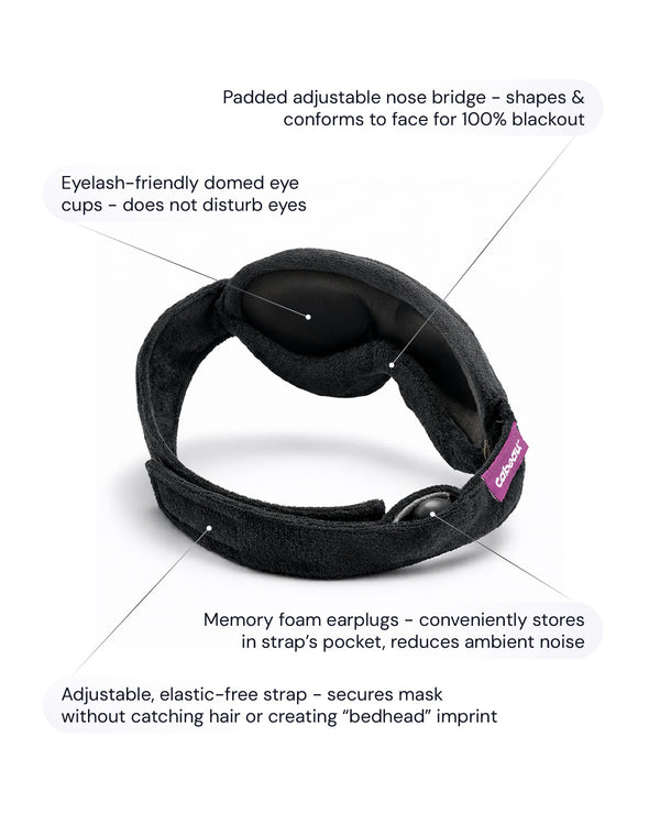 Cabeau Midnight Magic Sleep Mask In Flight Comfort - Eye mask