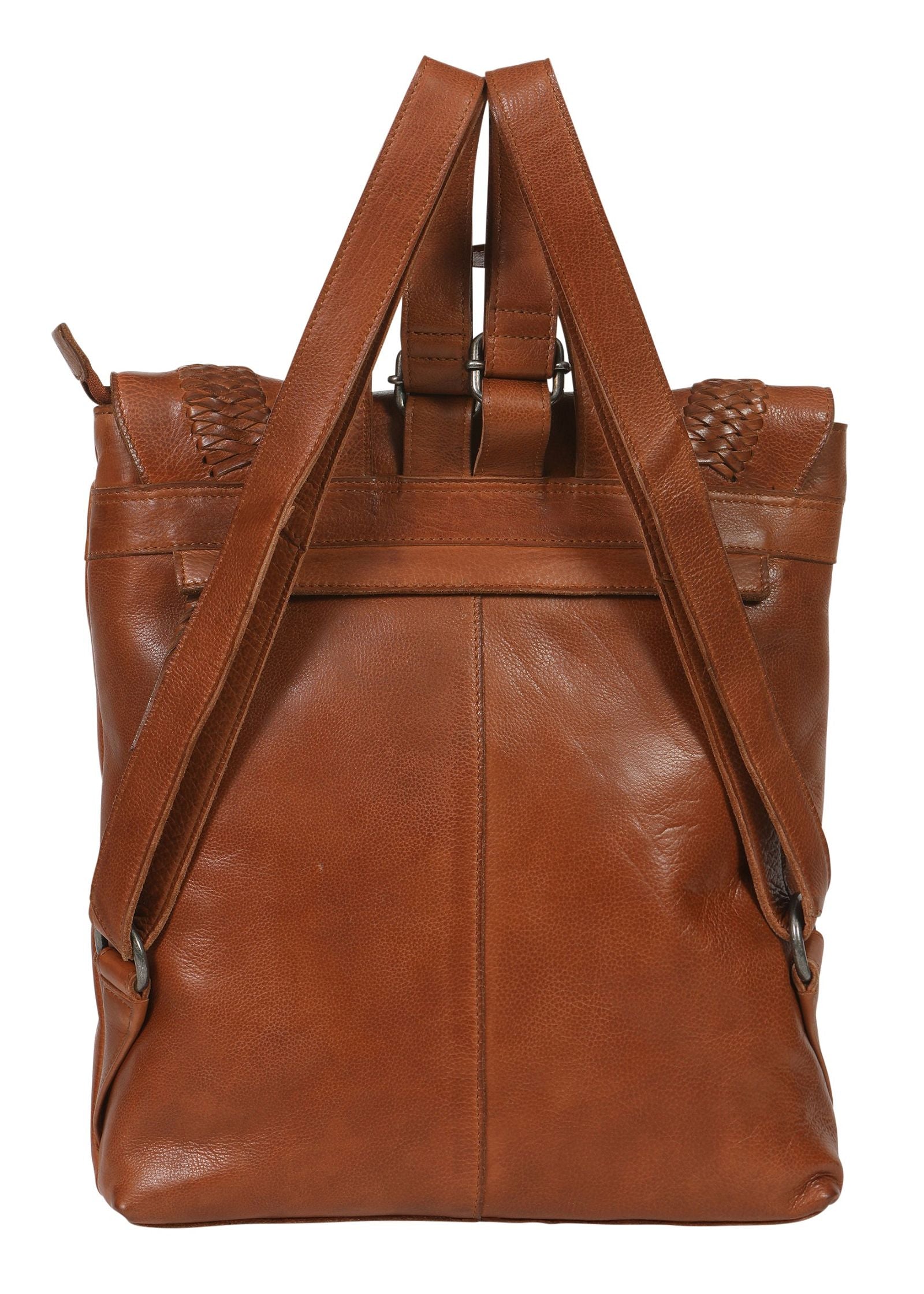 Modapelle - Ladies Vintage Leather Backpack - rainbowbags