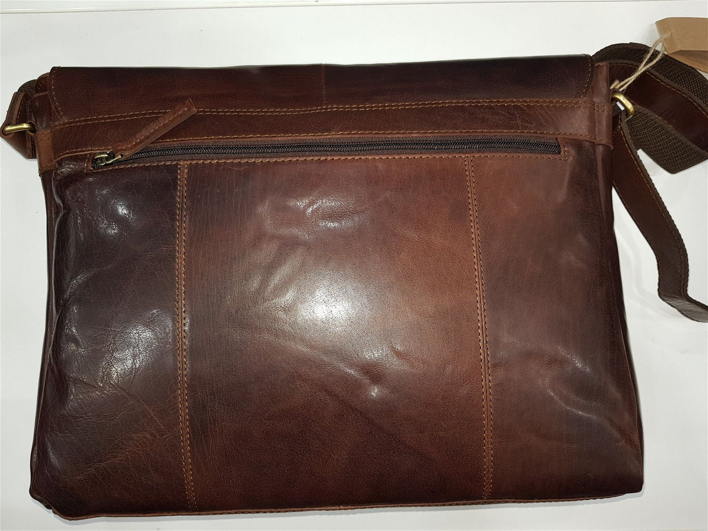 Oran Leather Satchel Seoul Messenger Business Bag - rainbowbags