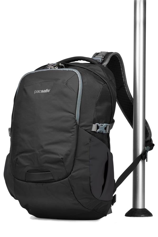 Pacsafe Venturesafe G3 25L Anti-Theft Backpack - Black - rainbowbags