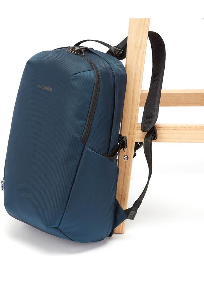 Pacsafe Vibe 25L ECONYL® Anti-Theft Laptop Backpack - Econyl Ocean - rainbowbags