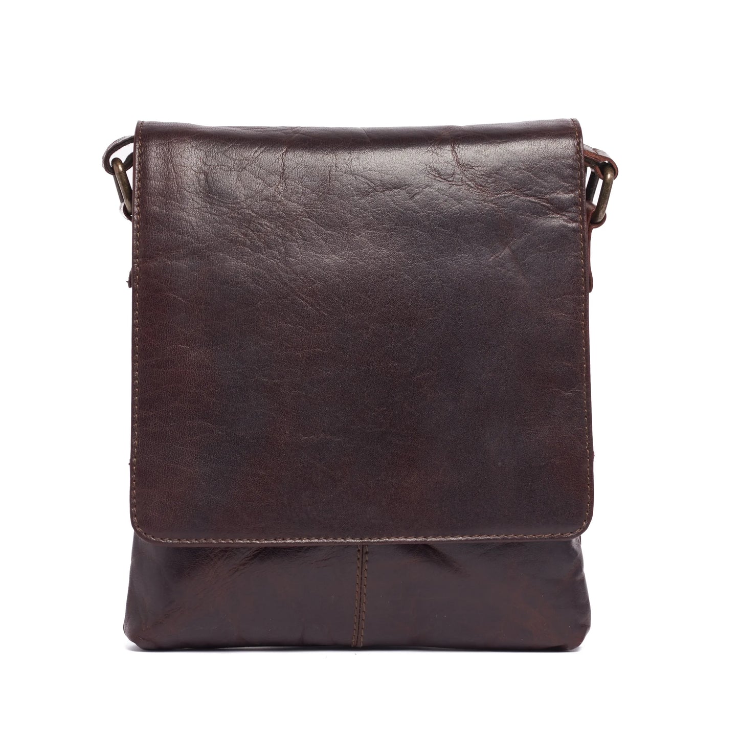 Rugged Hide RH-1305 Klein Leather Satchel in Brown