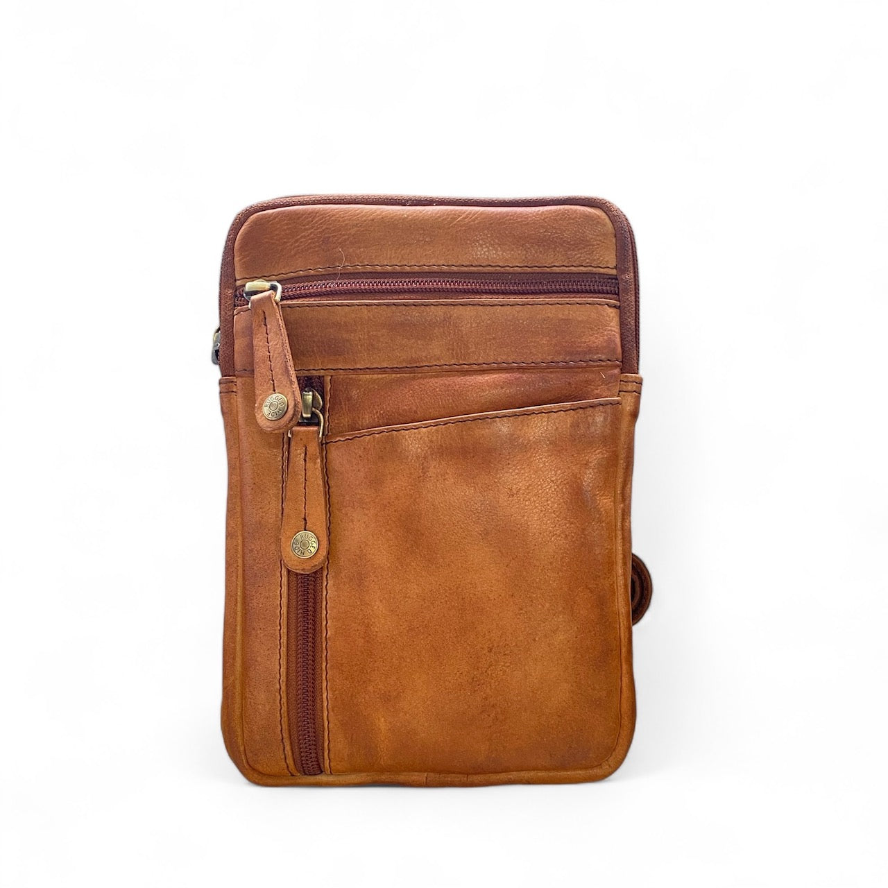 Rugged Hide - RH-2360 Felix Men's Crossbody/Belt Leather Bag