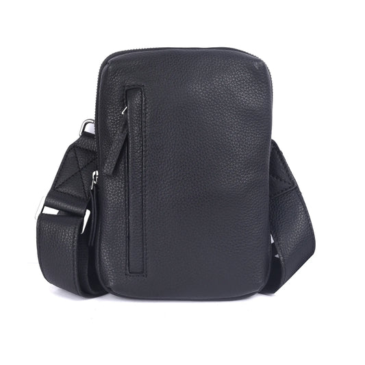 Rugged Hide - Dubai Men's bag RH-2541 Dubai in black - Rainbow Bags