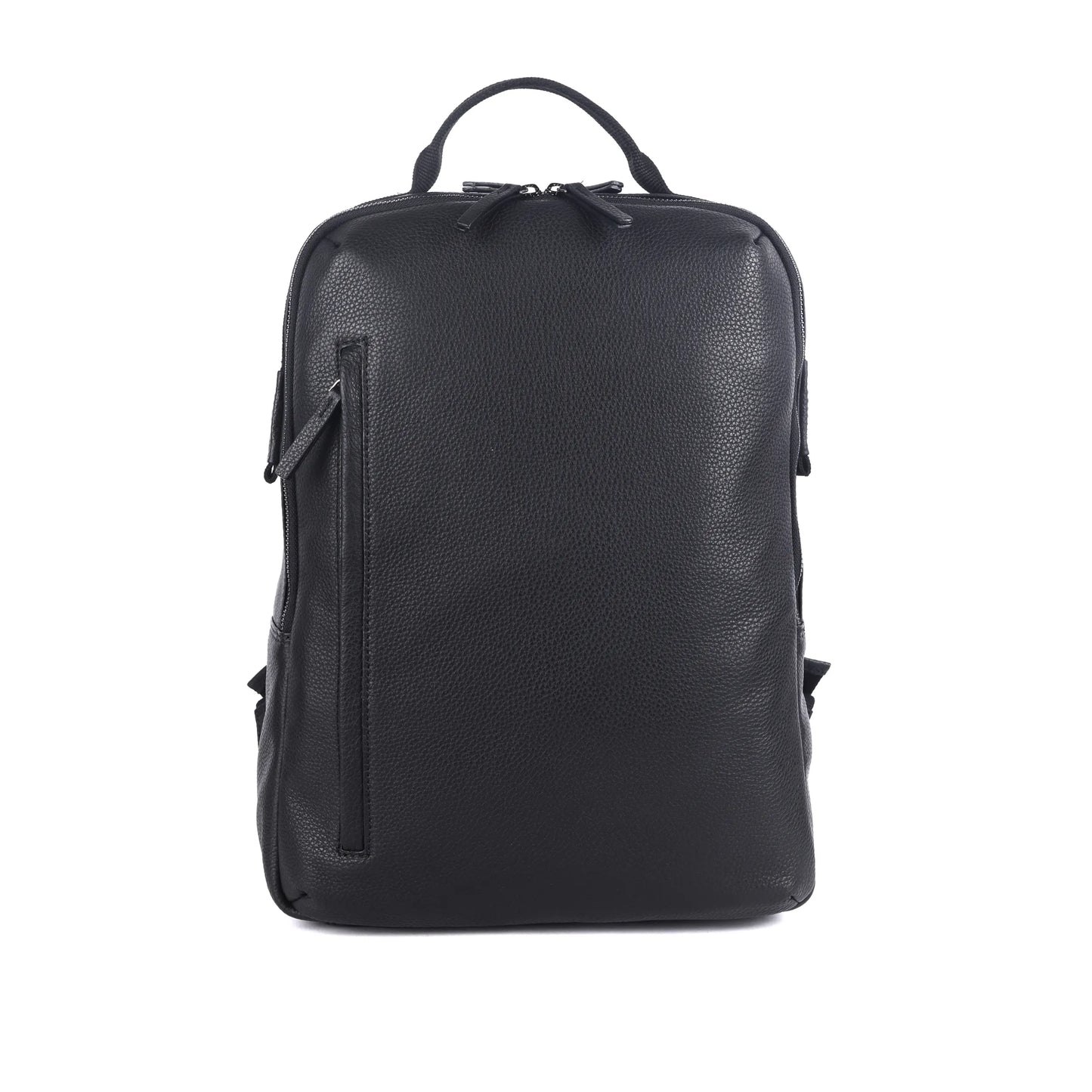 Rugged Hide - RH-2542 York Large leather backpack in black - Rainbow Bags