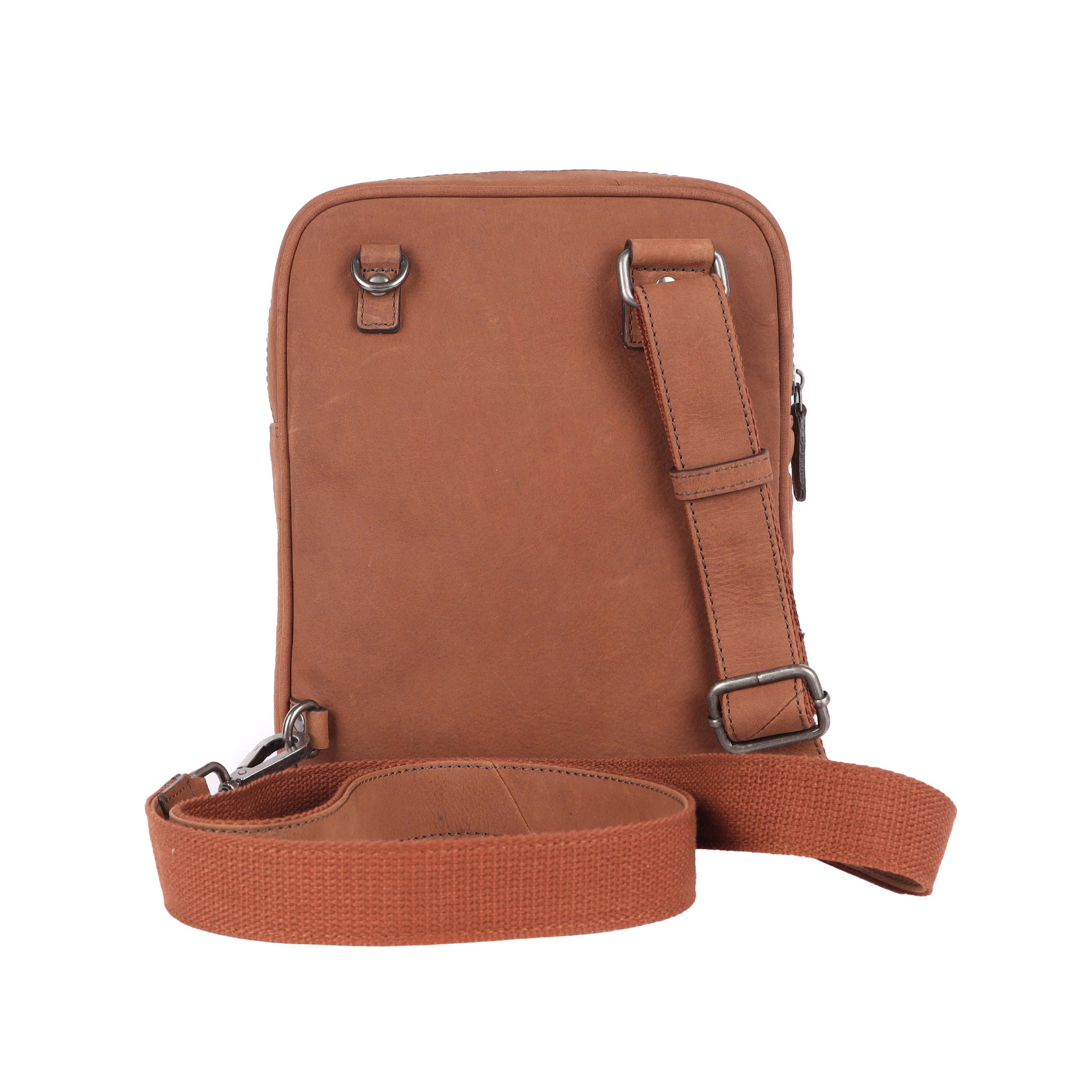 Rugged Hide - RH-2547 Agra Small leather satchel - Rainbow Bags